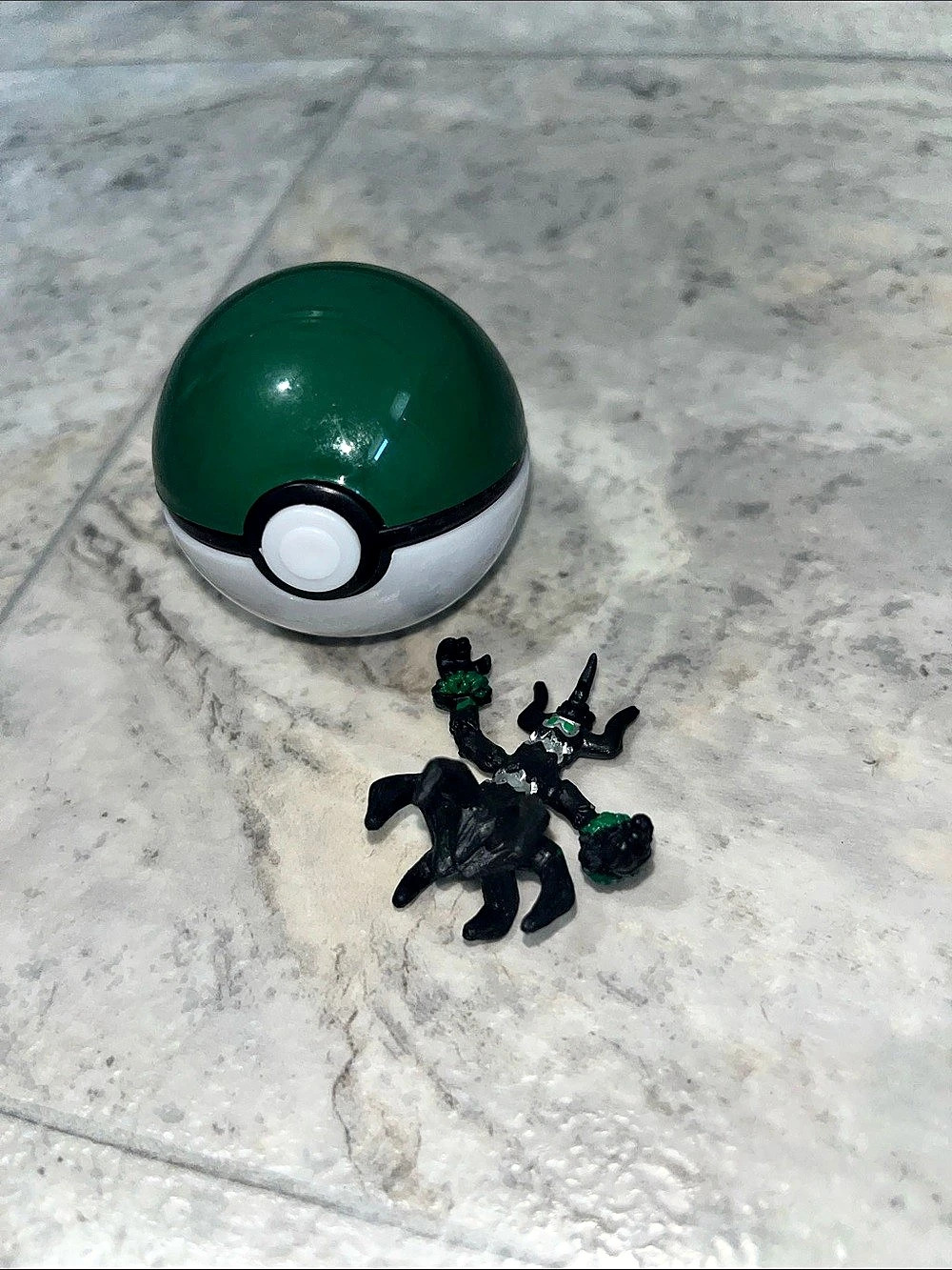 Mini Pokémon Character and Poke-ball